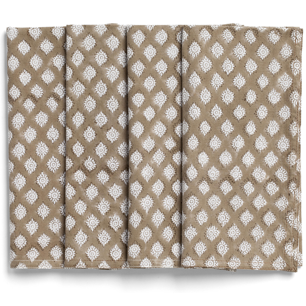 Servetter Medallion Light Brown
