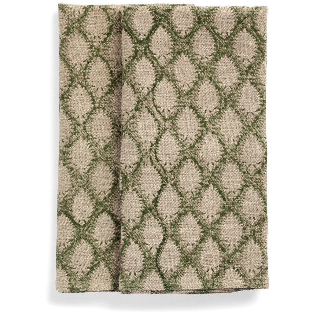 Linneservetter Cypress Green - 2-pack
