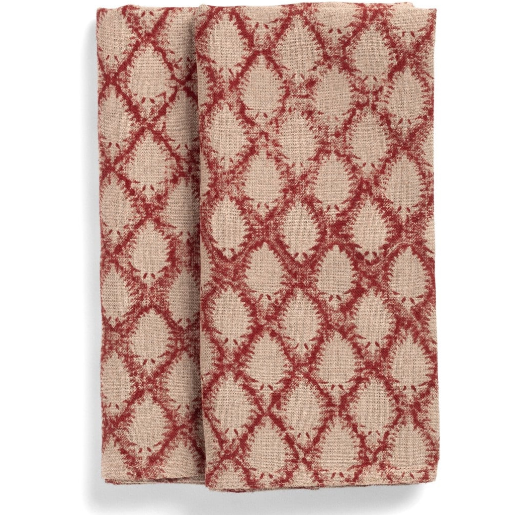 Linneservetter Cypress Red- 2-pack