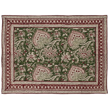 Bordstabletter Oriental Green linne 2 st.