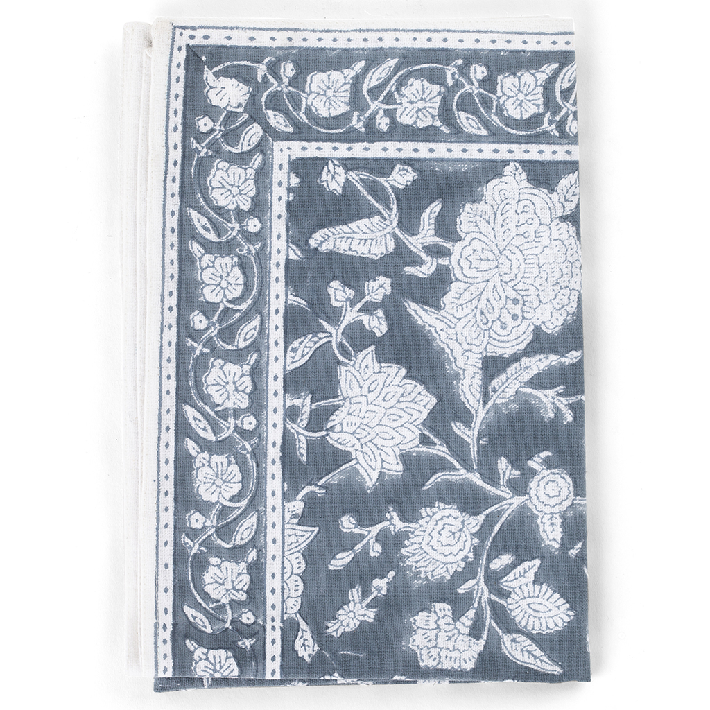 2 st. Kökshanddukar Indian Rose - True Navy