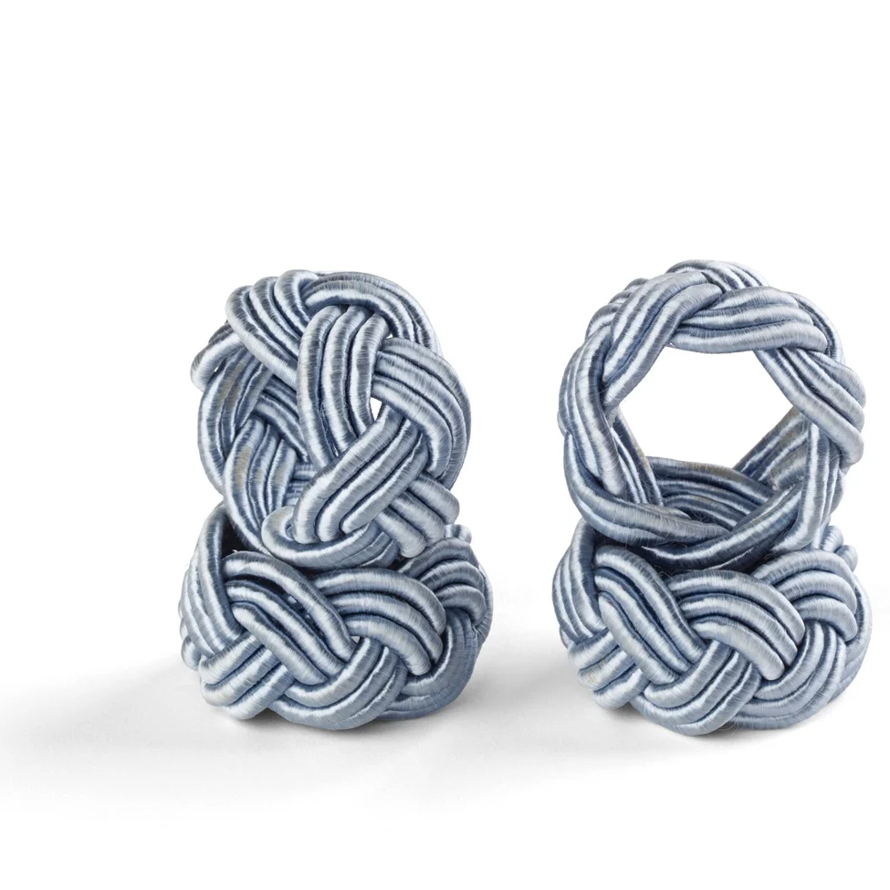 Servettringar Cashmere Blue - 4 st.