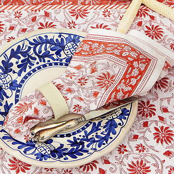 Servetter Margerita Summer Red - 4 st.