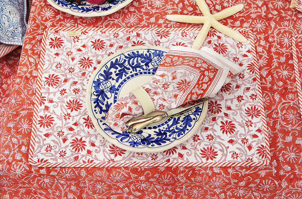 Bordstabletter Margerita Summer Red - 2 st. - 3