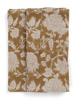 Linneservetter Indian Rose Ochre - 2-pack