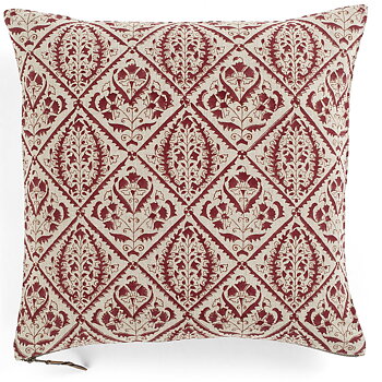 Kuddfodral linne Jaipur Red