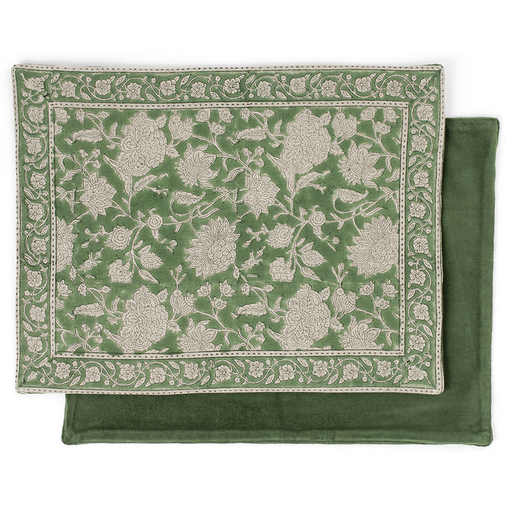 Bordstabletter Indian Rose Green - 2 st. 