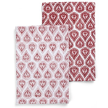 Kökshanddukar Kalini Red - 2 st. 
