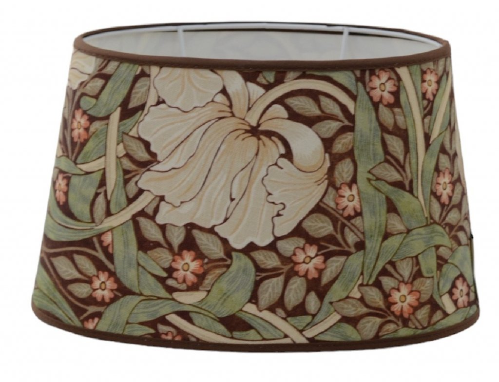 Lampskärm Pimpernel Brick (Oval)  - William Morris