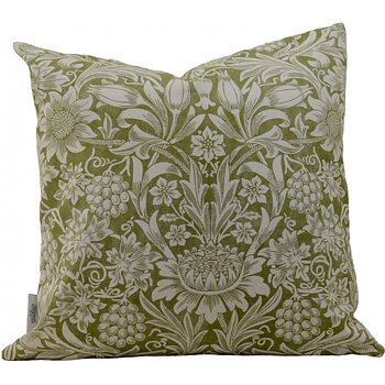 Kuddfodral Sunflower Artichoke - William Morris