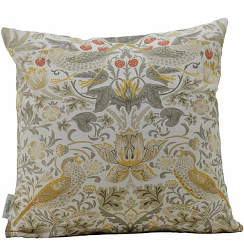 Kuddfodral Strawberry Thief Ochre - William Morris
