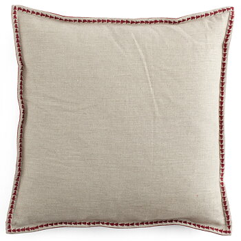Kuddfodral Embroidery Red