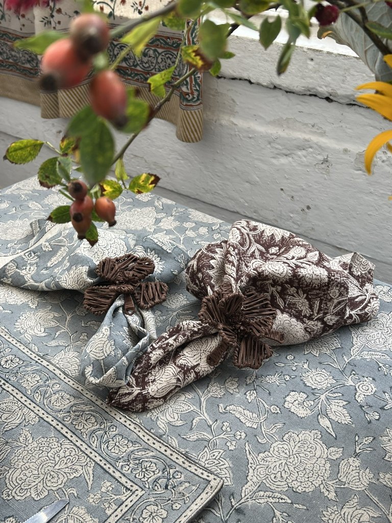 Bordstabletter Indian Rose Dusty Blue - 2 st.  - 4