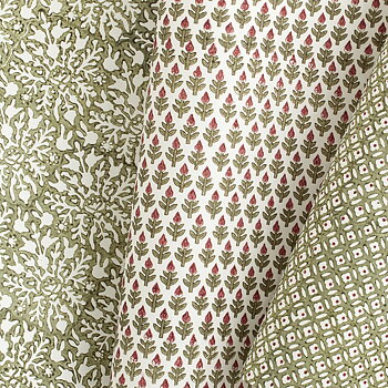 Presentpapper 3 ark Mixed Print Green
