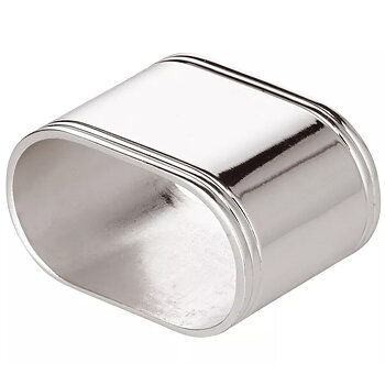 4 st. servettringar, silverpläterade