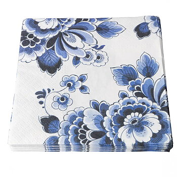 Pappersservetter Flower