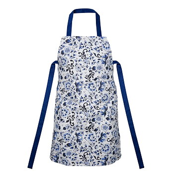 Förkläde Blue Flowers