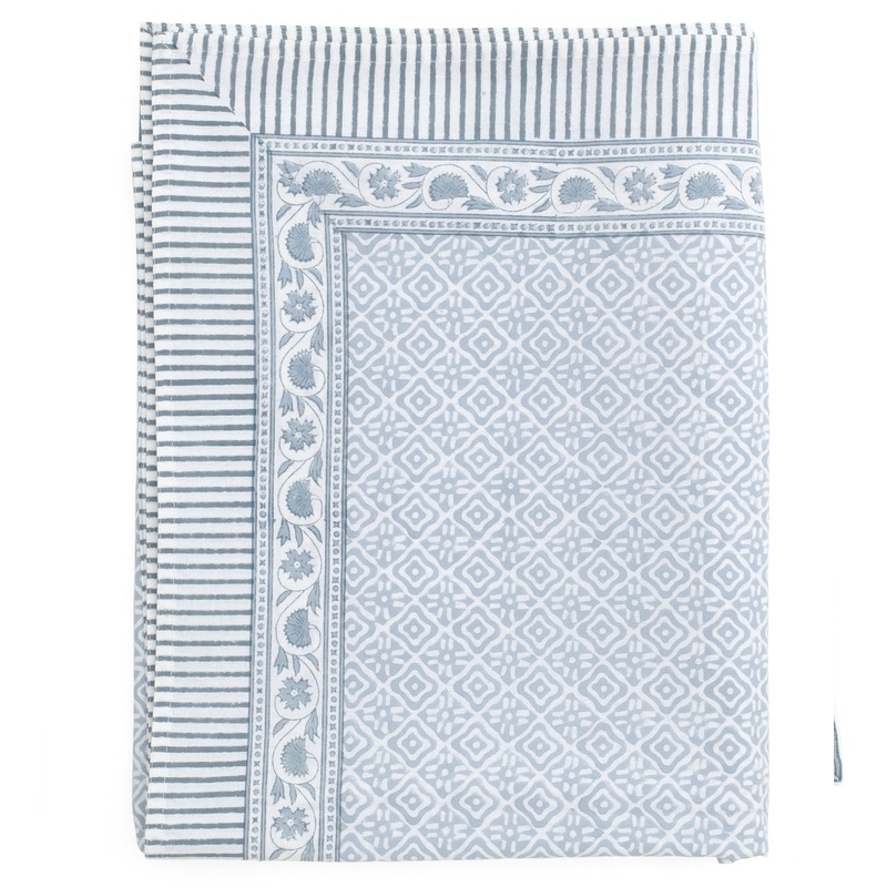 Bomullsduk Simmi Dusty Blue 150x230 cm