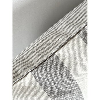 Kuddfodral Oxford Stripes Grey
