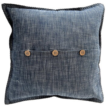 Kuddfodral Stitch Indigo Blue