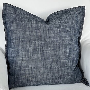 Kuddfodral Stitch Indigo Blue