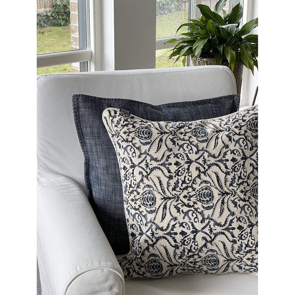 Kuddfodral Stitch Indigo Blue - 3