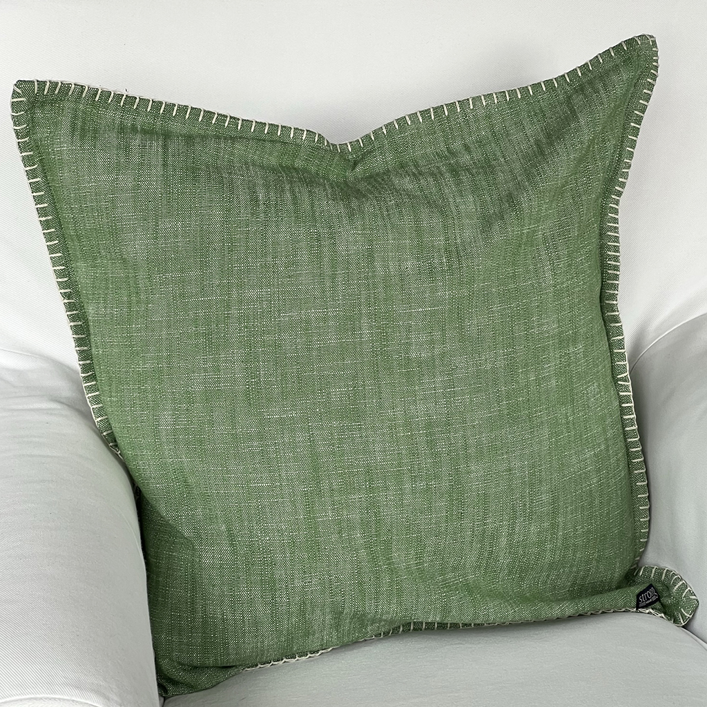 Kuddfodral Stitch Grass Green