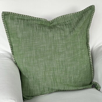 Kuddfodral Stitch Grass Green