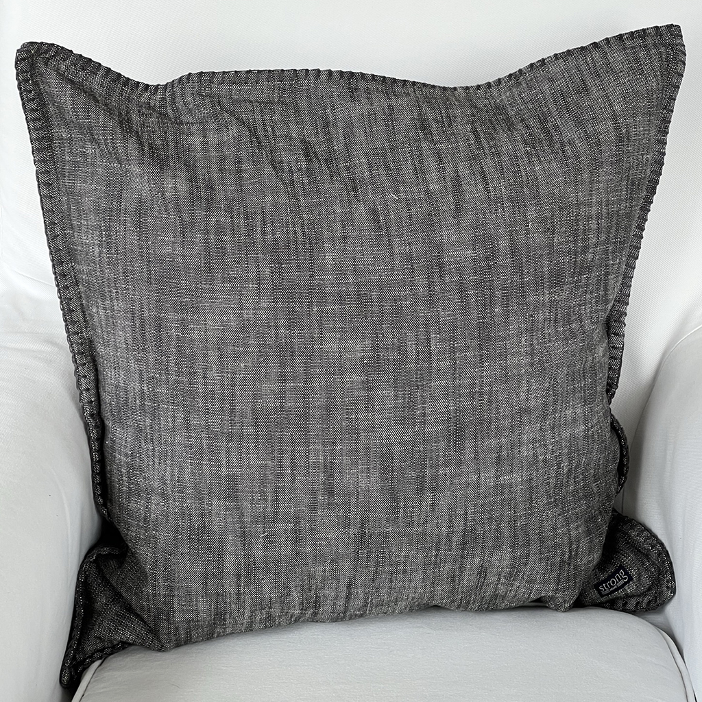 Kuddfodral Stitch Charcoal Grey