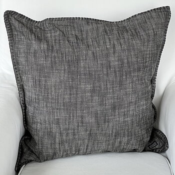 Kuddfodral Stitch Charcoal Grey