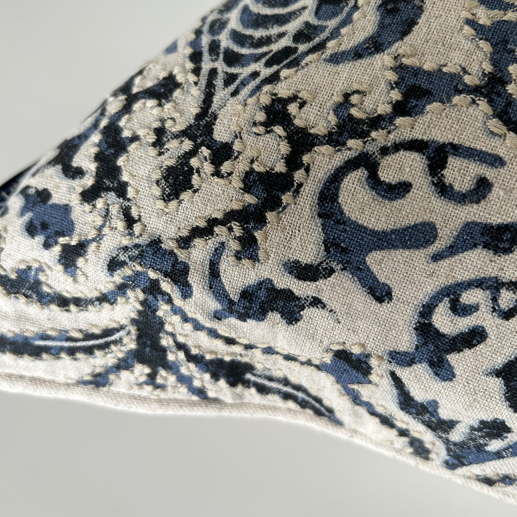 Kuddfodral Indigo Paisley - 2