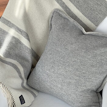 Kuddfodral Twin Color Grey Melange (lammull)
