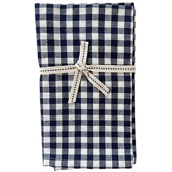Servett Gingham Check Indigo Blue 2-pack