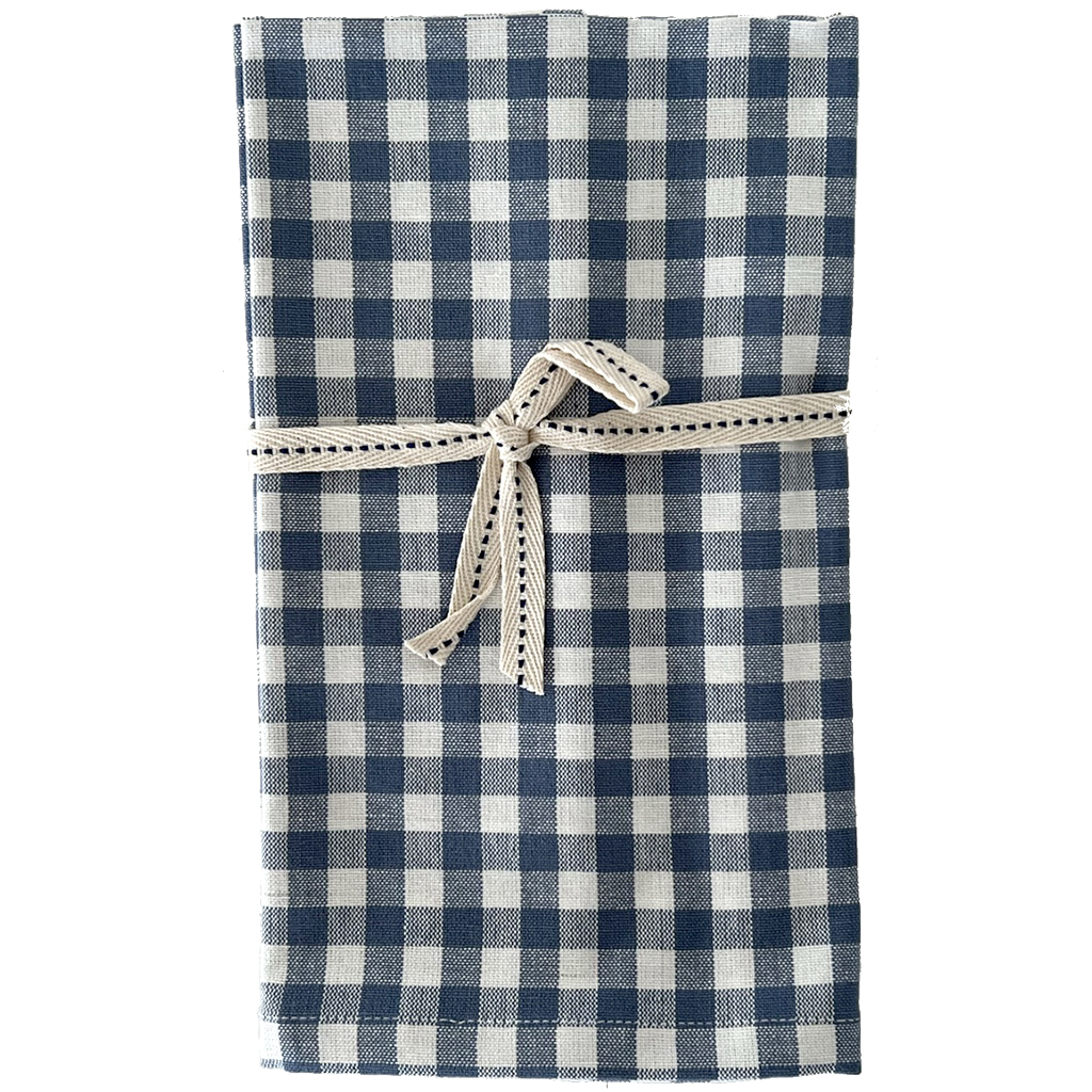 Servett Gingham Check Sky Blue 2-pack