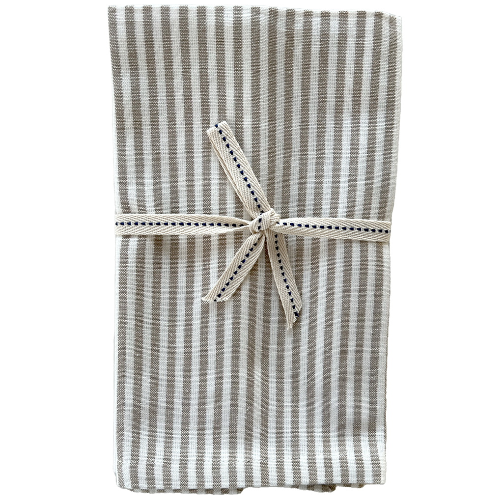 Servett Banker Stripe Sand Beige 2-pack - 2