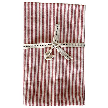 Servett Banker Stripe Coral Red 2-pack