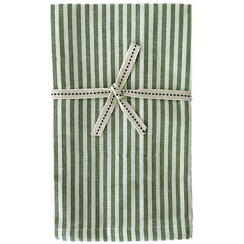 Servett Banker Stripe Grass Green 2-pack