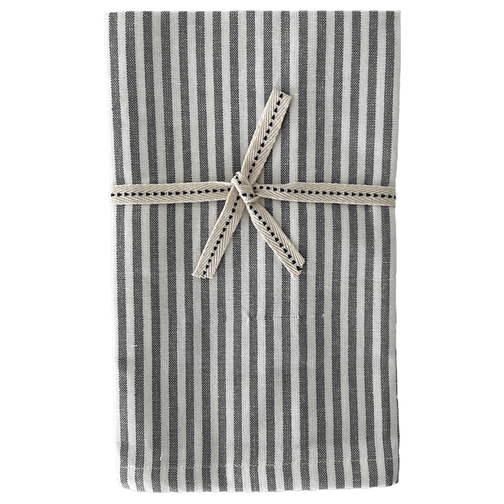 Servett Banker Stripe Grey 2-pack
