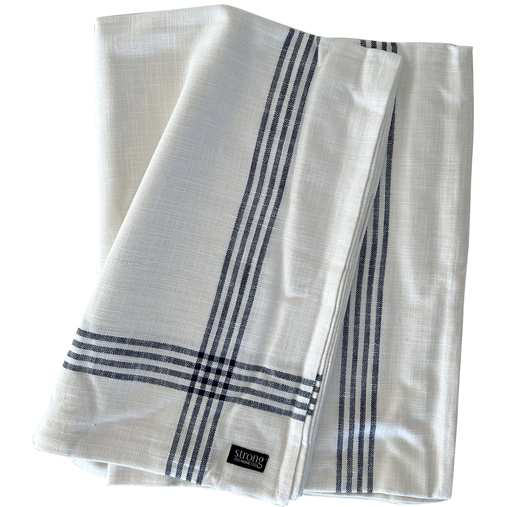 Duk Classic Stripe Indigo Blue 150x270 cm