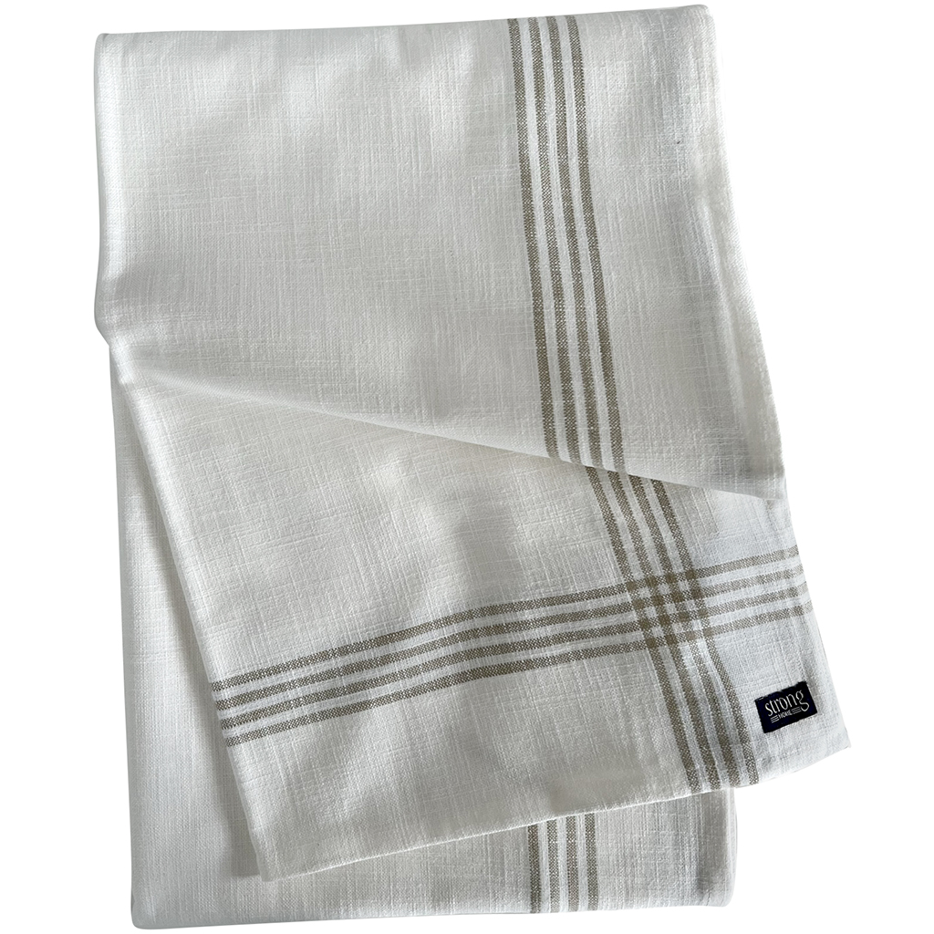 Duk Classic Stripe Sand Beige 150x270 cm