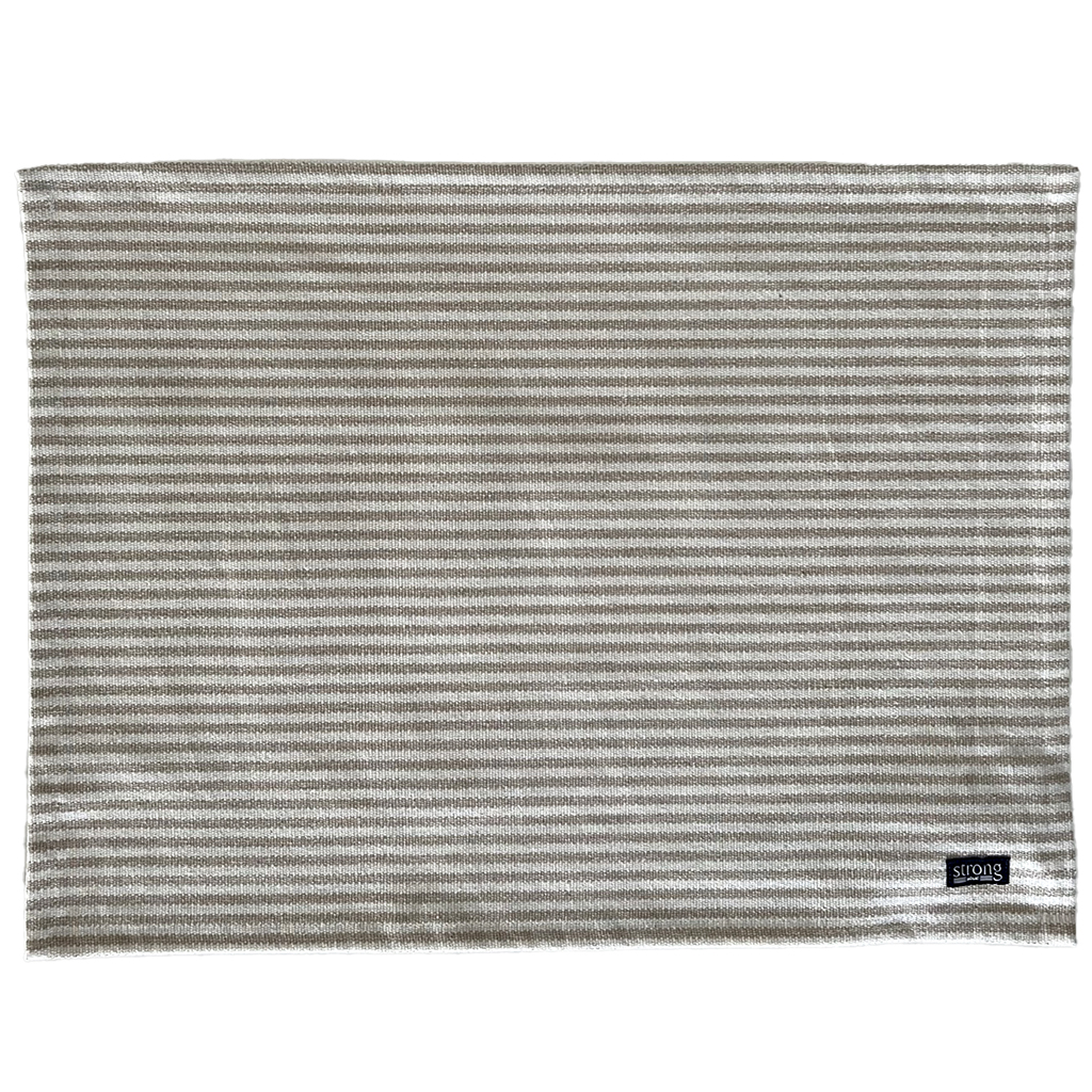 Bordstablett Stripe Oxford Sand Beige - 2
