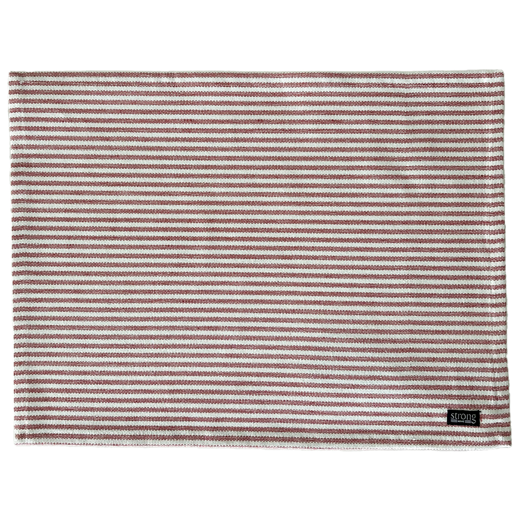 Bordstablett Stripe Oxford Coral Red - 3