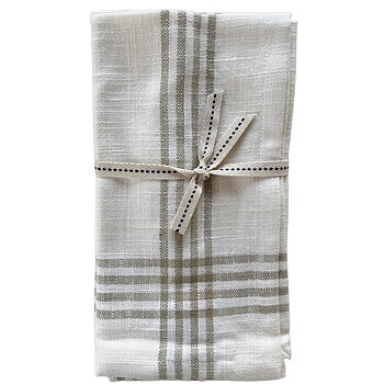 Servetter Classic Stripe Sand Beige 2-pack