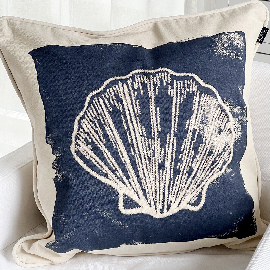 Sea Shell Cushion Cover