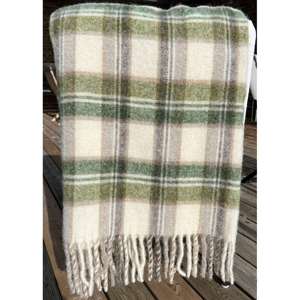 Chunky Pläd - Green Check
