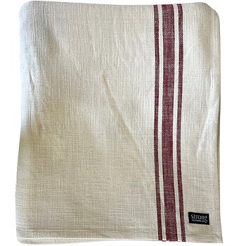 Duk Ticket Stripe Wine Red 150x270 cm
