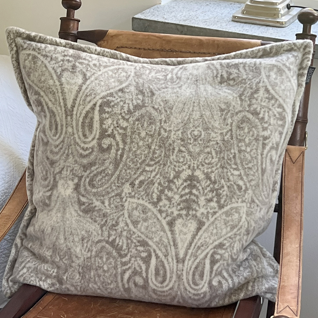 Paisley Taupe Melange kuddfodral