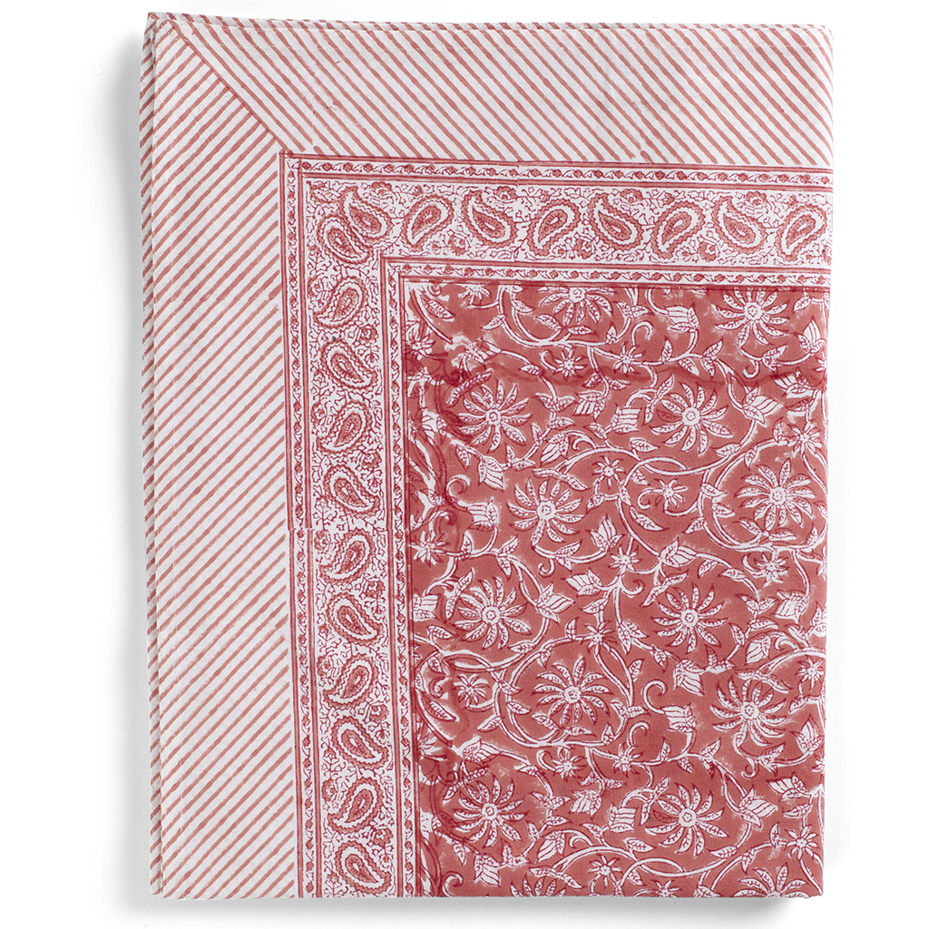 Bomullsduk Margerita Summer Red 150x350 cm - 2