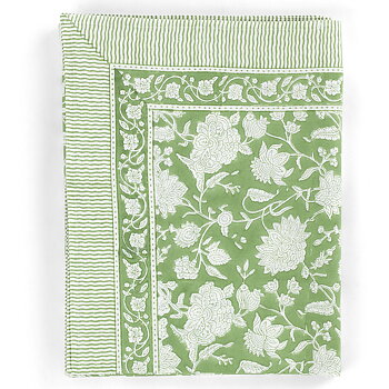 Bomullsduk Indian Rose Green Tea