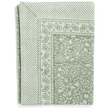 Bomullsduk Margerita Sea Foam Green